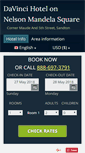 Mobile Screenshot of davincihotelsuitesjohannesburg.com